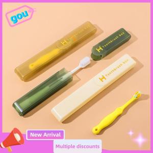 gou Du Lịch Bàn chải đánh răng di động Hộp lưu trữ chống bụi trường hợp phụ kiện phòng tắm bảo vệ bàn chải đánh răng ống Bìa du lịch lưu trữ