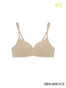 SABINA Wireless Non-Push Up Soft Bra | SBXU8301 Sand | Women