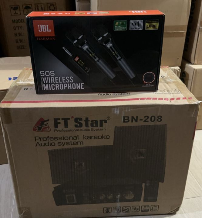 FT%20STAR%206%20Inches%20%20Micro%20Component%20Speaker%20System%20Set%20200W(Rechargerable%20Amplifier+Speakers)%20With%20JBL-50s%20Dual%20Rechargerable%20Wireless%20Microphone%20-%20Image%205