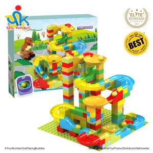 SK Kids Marble Race Run Variety Slide Building Blocks DIY Sets Bricks Kids Toys
