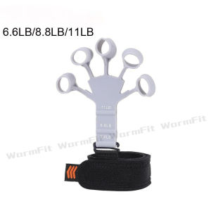 Finger Gripper Silicone Finger Exerciser With 6 Resistant Level With Hand Wrist Band Strengthener
