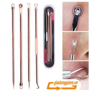 Bộ dụng cụ nặn mụn chứng cá 4 cây 8 đầu đa năng và tiện dụng - giadunggiare.vn