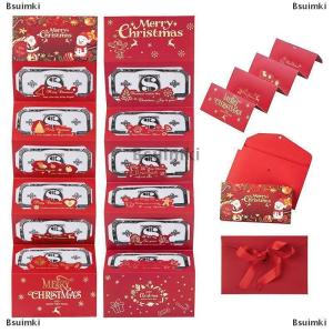 [COD] Bsuimki Giáng sinh Quà Tặng tiền mặt phong bì tiền chủ thẻ quà tặng cho tiền mặt bất ngờ tự làm kỳ nghỉ phong bì cho Xmas Quà Tặng bên