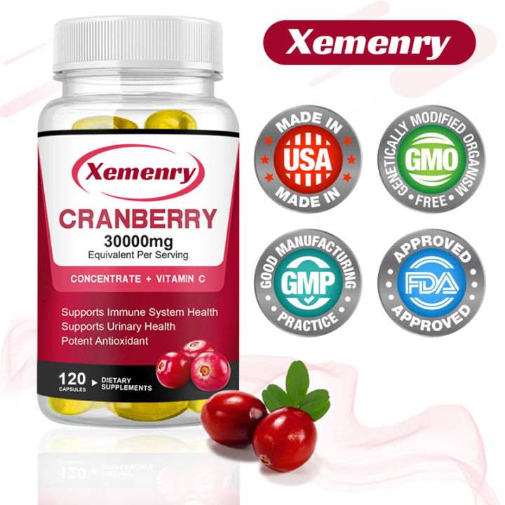 Xemenry cranberry (30000 mg) triple strength ultimate efficacy Non