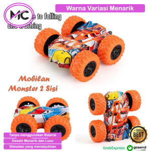 Mainan Mobil Jip Monster Zap Off Road 4 Drive Mobilan Anak Tanpa Baterai 2 Sisi Warna Lucu Menarik