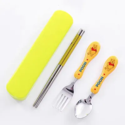Sendok Makan Anak Karakter / Sendok Makan Mini / Garpu Sendok Set Makan