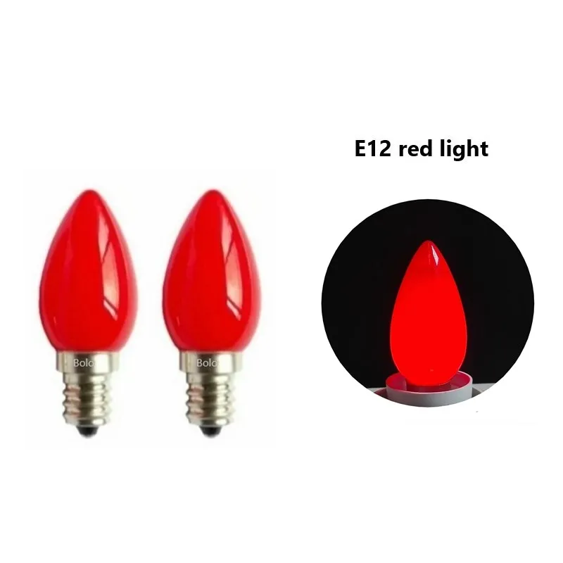 Twilight Red Light Bulb - E12 (Small Screw)