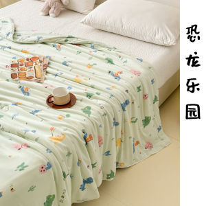 New A-class cartoon knitted cotton soybean quilt air-conditioned quilt summer cool quilt machine washable thin quilt