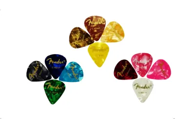 10pcs.Fender Guitar Pick Assorted Color
