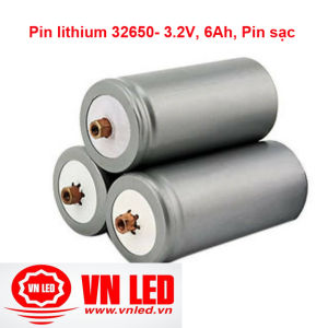 Pin lithium 32650 3.2V 6Ah 5Ah Pin sạc Lithium sắt tặng kèm ốc vít