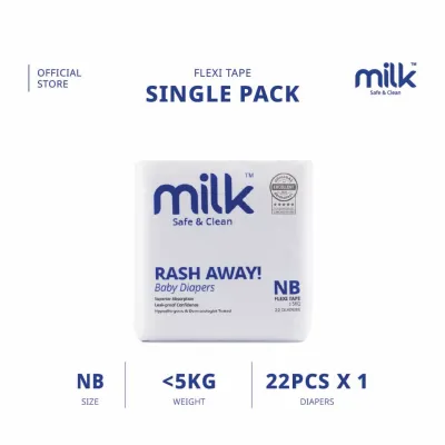 MILK Baby Diaper Flexi Tape (NB22 S48 M42 L36 XL30)