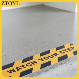 ZTOYL Chống trượt cầu thang cảnh báo dán khả năng hiển thị cao an toàn bước nhãn cho nhà để xe Home Mall và lối vào