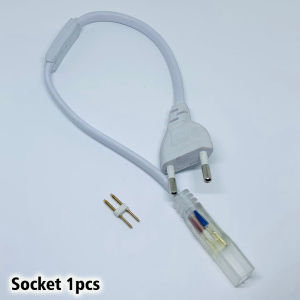 BI Paket Lampu LED Strip Selang 5050 SMD AC 220V Meteran Outdoor Indoor Waterproof E026