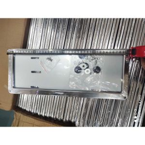 Car Plate cover frame with ACRYLIC Cover Stainless Steel car plate Protector holder case