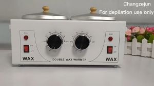 Double Pot wax Heater Beeswax hair removal Electric Wax Heater Wax Melting Machine for Hair Removal Facial Skin Body SPA