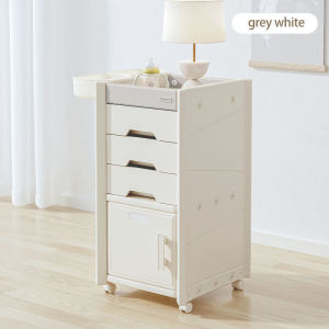 Tủ đầu giường 2 mặt di động đựng đồ cho mẹ và bé Babyviva mẫu GLANCE (có đèn)