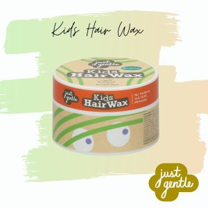 แวกส์ จัดแต่งทรงผมสำหรับเด็ก Just Gentle Kids Hair Wax 50 g Berry Scent ปัด เรียบ แบบดูเป็นธรรมชาติ  กลื่นเบอร์รี่  ผลิตภัณฑ์จัดแต่งทรงผมออร์แกนิค บำรุงผมด้วยออร์แกนนิคออยส์ และสารสกัดจากผลไม้ 6 ชนิด