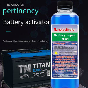 【No need to replace the battery】Battery repair solution 500ml Battery repair fluid Distilled water for battery Electrolyte water for battery with free tools battery solution fluid repair rate up to 100%