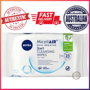 NIVEA MicellAIR Skin Breathe 3-in-1 Cleansing (25 pcs)