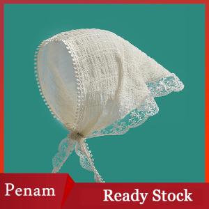 [PAM] Hàn Quốc Ins ren tóc khăn phụ nữ tam giác tóc ban nhạc dây đeo tóc Túi Khăn trùm đầu mũ du lịch ảnh khăn tay Headband phụ kiện