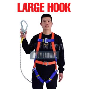 Fall Protection Harness Full Body Safety Harness Construction Adjustable Belt With Hook