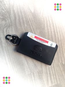 Gantungan Kunci Mobil / Motor Sarung Cover tempat STNK SIM E TOLL  Dompet Kunci Mobil Logo Merk Kendaraan  ADS033