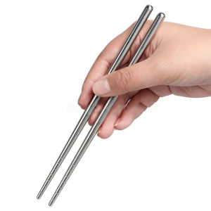 🔥Orfila 1 Pair Non-slip Stainless Steel Chopsticks COD