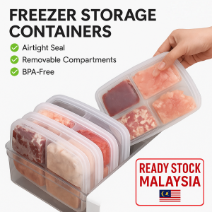 HOME BEST 1pc Frozen Meat Preservation Storage Box Food Keep Fresh Container Home Living Kitchen Refrigerator Daging Beku Simpan