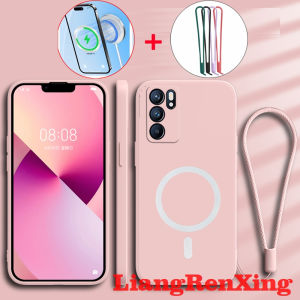 Case for OPPO Reno 6 4g oppo a16 reno 6z 5g oppo reno6 z 5g phone casing Softcas Silicone Protector Cover new design aesthetic Wireless magnetic attraction YTBSWX01
