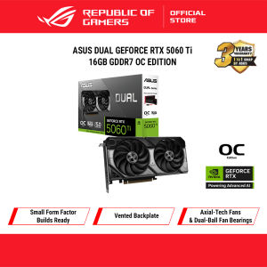 ASUS Dual GeForce RTX™ 5060 Ti 16GB GDDR7 OC Edition DUAL-RTX5060TI-O16G