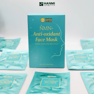 Mặt nạ NMN Anti-Oxidant Face Mask 25ml x 10 miếng - Giúp Dưỡng Da Trắng Sáng Trẻ Hóa Tế Bào Da Bổ Sung Nước Cấp Ẩm Cho Da Ngăn Ngừa Nếp Nhăn