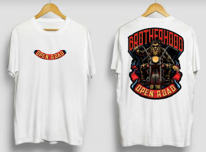 KAOS KATA KATA BROTHEHOOD OF THE OPEN ROAD DEPAN BELAKANG VIRAL TERBARU KEKINIAN