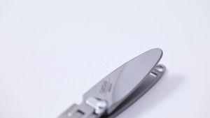 Nail Clipper Anti-Splash Stainless Steel Wide Jaw Sharp Blades    Nail Cutter with Catcher Built-in Lock One Handed Open & Close for Thick Nails with Built-in File Washable Heavy Duty