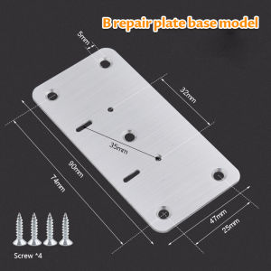 Closing Cabinet Hinge Stainless steel Anti-rust Material Close Hinge with Screws / Conceal Hinges/ Cupboard/ Cabinet/ Wardrobe Hinge Hinge Fixing Plate Kit