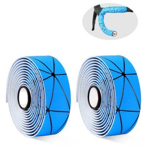 SAVIA Bicycle Cycling Damping Strap Tape Wrap Non-Slip With 2 Bar Plug Handle Bar Belt Bicycle Accessories Bike Bar Tape Bicycle Handlebar Tape