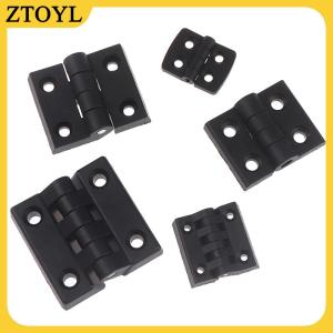 ZTOYL 1 cái bản lề nhỏ màu đen Mini nhựa cửa mang mông Tủ ABS bản lề
