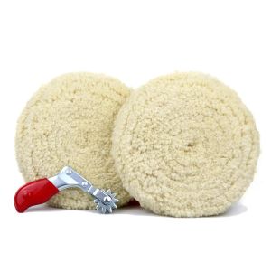 2 Set 7-inch Buffing Pads+Cleaning Tool Polishing Wheel for Automobile Motorcycle Car Washing Machines Refrigerators Furniture