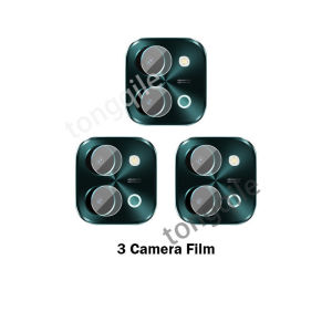 3ชิ้นบรรจุกล้อง3D ปกป้องหน้าจอสำหรับ Vivo Y28 4G VivoY28 Y 28 2024คลุมทั้งหมดชัดเจนแบบ HD ฟิล์มป้องกันกระจกด้านหลังเลนส์นิรภัย