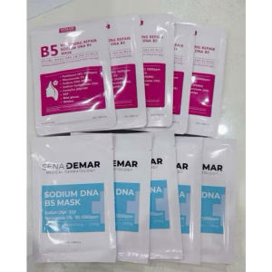 30-50 Mặt nạ Kr.Lab B5 EGF complex và Mặt nạ ISOLUX Whitening Repair Sodium DNA B5 và Mặt nạ Sena demar Sodium B5 IS407