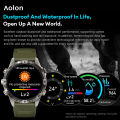 🔥COD🔥Aolon GT5 Pro Smartwatch Jam Tangan Pria Anti Air WATCH GT 5 Gift Strap 2024 Kompas Compass 100+ Sport Modes NFC Compass Blood Oxygen Tekanan Health Monitoring Swimming Bluetooth Call Message Push Wanita Kebugaran Luar Ruangan Olahraga Bulat Watch. 