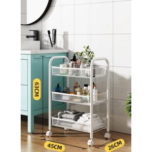Kitchen rack Kitchen organizer Shelf rack Metal trolley rack Storage rack