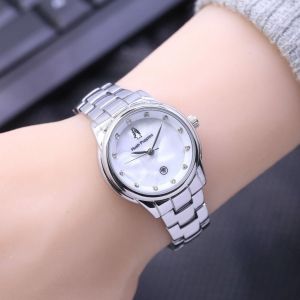 Jam Tangan Wanita / Cewek Hush Puppies 7833Ls Stainless Stell Tanggal Aktif - COD