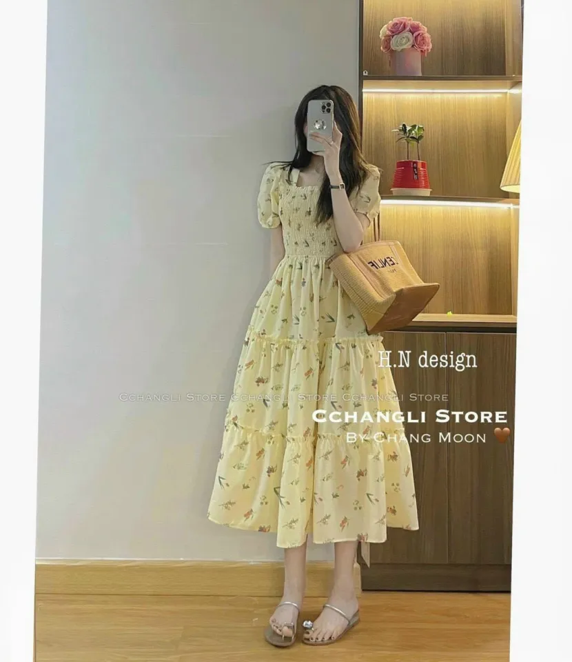 Mới) Mã H5190 Giá 890K: Váy Đầm Liền Thân Nữ Taryc Dài Tay Hàng Mùa Hè  Phong Cách Âu Mỹ Thời Trang Nữ Đồ Đi Biển Váy Maxi Chất Liệu Vải Voan