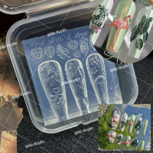 Khuôn chim tiên hạc silicon nail