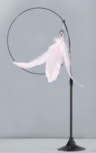 PS-801 ไม้ตกแมวขนนกติดพื้น ของเล่นแมว มีกระดิ่ง ก้านยาว แบบปุ่มดูดสุญญากาศ ถอดออกได้ ราคาถูก พร้อมส่ง🐱🐱