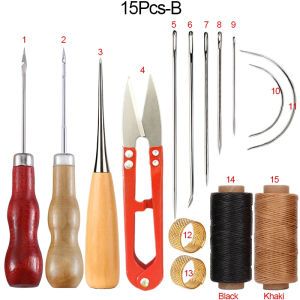 Detachable Sewing Shoe Repair Tool Leather Craft Kit for Handmade Leather Sewing Tools Shoe and Leather Repair