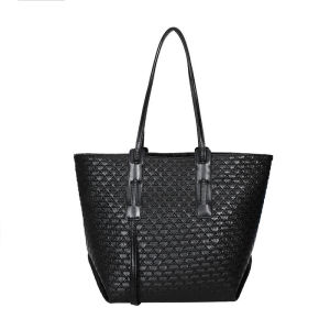 Tote Bag Tas Import Besar Wanita Kulit Resleting Model Terbaru Selempang -BAO056
