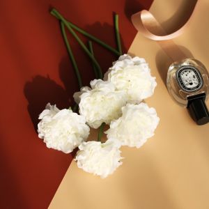 Combo 3 cành Hoa mẫu đơn kích thước 26cm giả giống thật nhiều màu hoa lụa cao cấp trang trí nhà cửa siêu xinh phụ kiện chụp ảnh decor phòng tiệc cưới Hoa hồng giả vải lụa