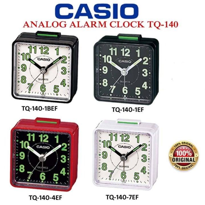 Casio Beep Alarm Clock TQ140 Lazada