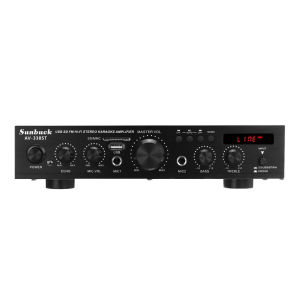 2000W Audio Power Amplifier home Digital Stereo AMP Speaker 5 Channel Home Theater Karaoke Amplifiers 2 Mic AUX HIFI
